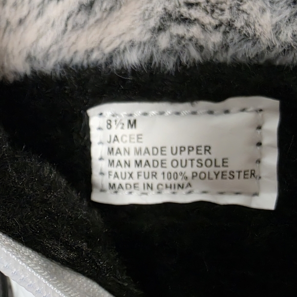 totes Jaycee Winter Snow Boots Womens Size 8.5 White Quilted Upper - Picture 2 of 9